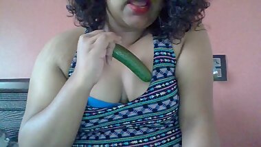 Would you cum, if you were the cumcumber? rate me ;)