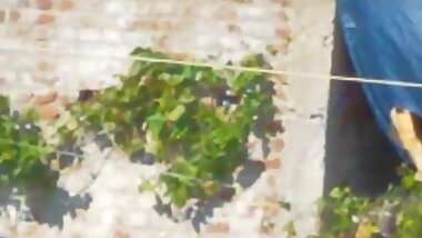 Desi anty outdoor bath