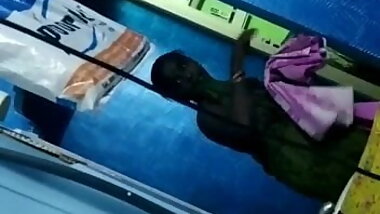 Tamil hot aunty coming out from bathroom