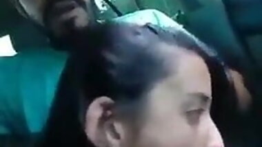 Desi Indian car blowjob