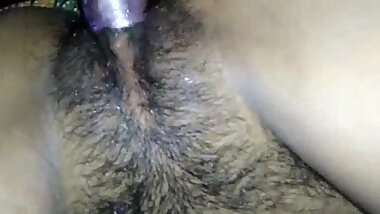 Desi teen girl with condom fucking softly