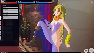 [CM3D2] - RWBY Hentai - Yang Xiao Long Burns With Desire For Thick Cock