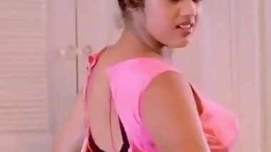 Meena Indian Actress Black Bra And Boobs