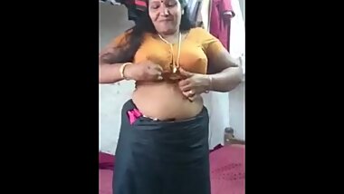 Fat aunty stripping to get fucked