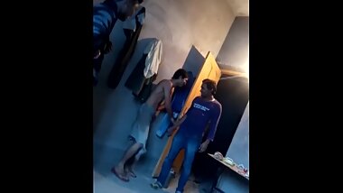 These straight desi boys remove their friend's towel to reveal his HOT ASS