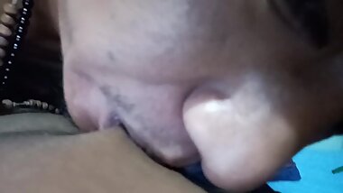 Sucking my sex patner nipple and enjoying it.