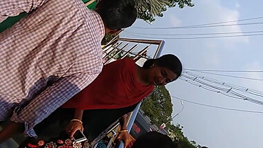 Desi bouncing boobs on stairs 3