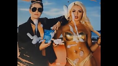 Sonya Deville & Mandy Rose Cum Tribute