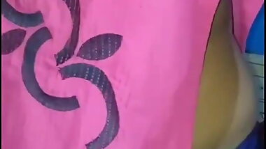 Desi aunty stripping her tops