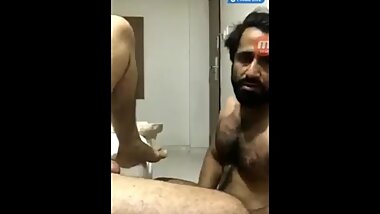 Sexy Desi Muscular Guy getting Face fucked like a Bitch