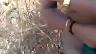 Desi Aunty outdoor