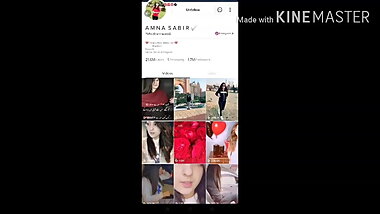 Pakistani famous tik toker Amna sabir