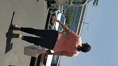 Captures Ass of Indian Milf