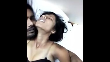Indian College Lovers having fun in room after study
