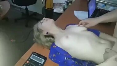 Wife Fucks Her Lover On Table - Amazing Titty Wife Cheats Her Husband.