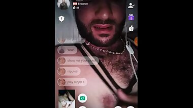 Creamy cum & nipple play