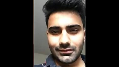 Straight desi boy having fun