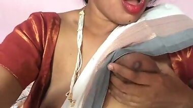 MaamI Showing and Sucking Her Own Breast hungry sex